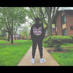 Anti social social club merch car underwater